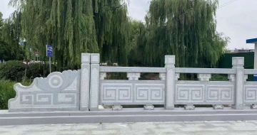 绍兴 芝麻灰桥栏杆、河道栏杆安装效果