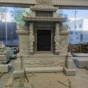 绍兴 芝麻灰高档墓碑、土墓，一套也支持定做