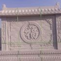 绍兴 芝麻白花岗岩屏风，照壁，影壁