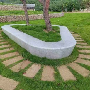 绍兴 芝麻白光面整石坐凳