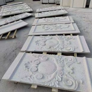 绍兴 芝麻白干挂雕花板