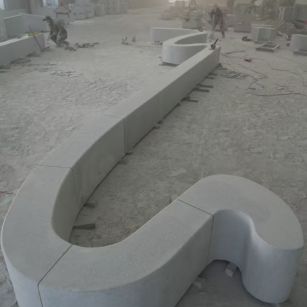 绍兴 花岗岩整石坐凳拼装