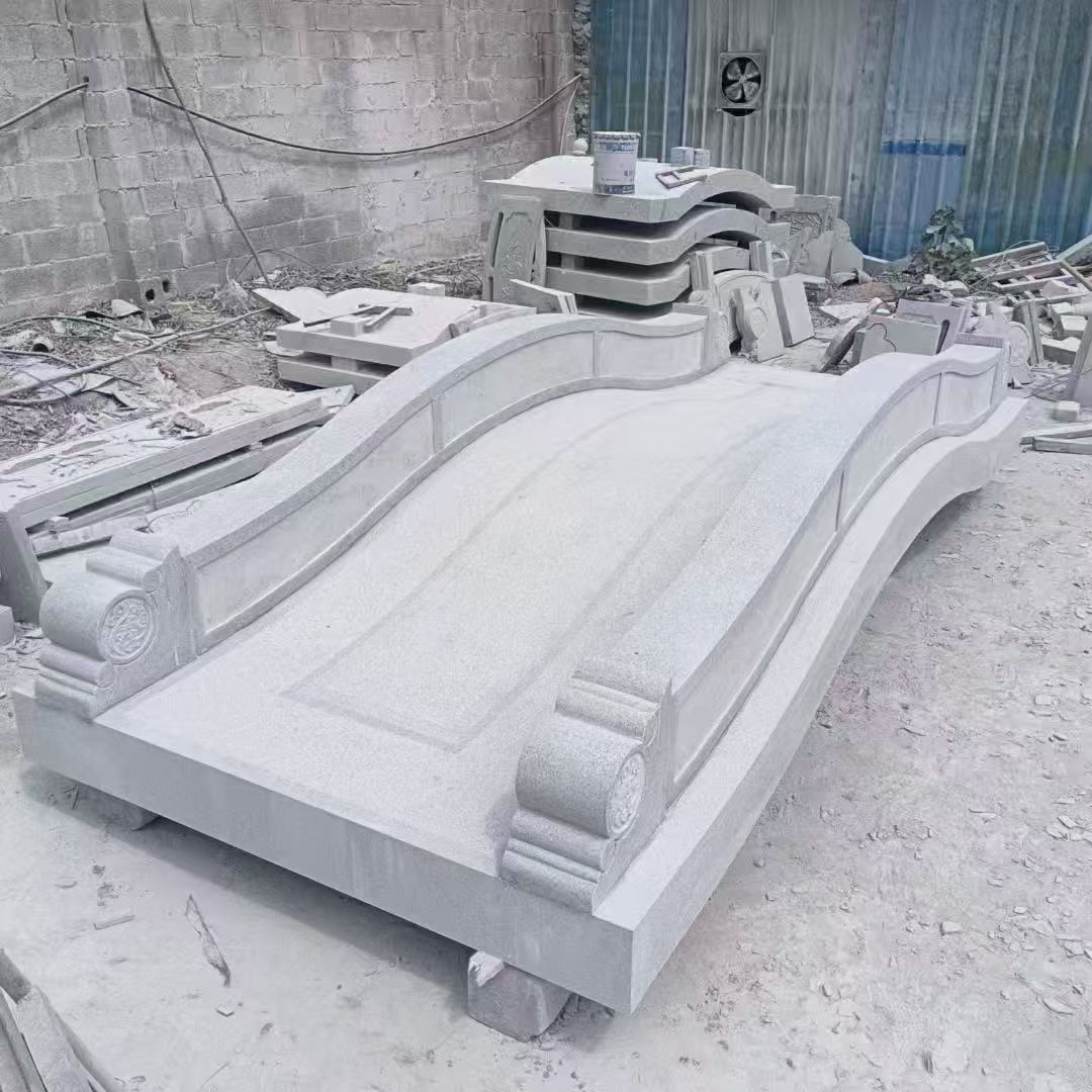 绍兴 芝麻灰花岗岩园林景观 小石桥