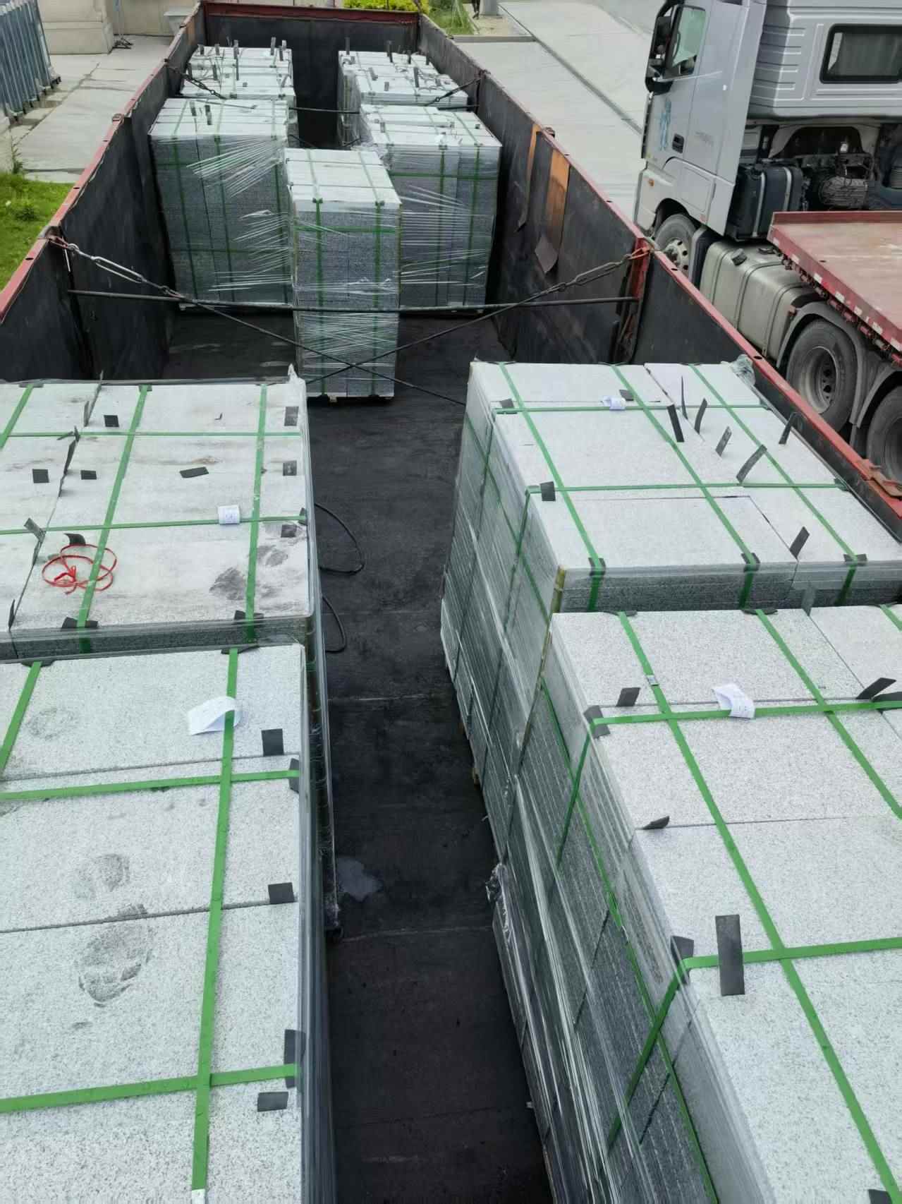 绍兴 芝麻白3公分火烧成品-发货