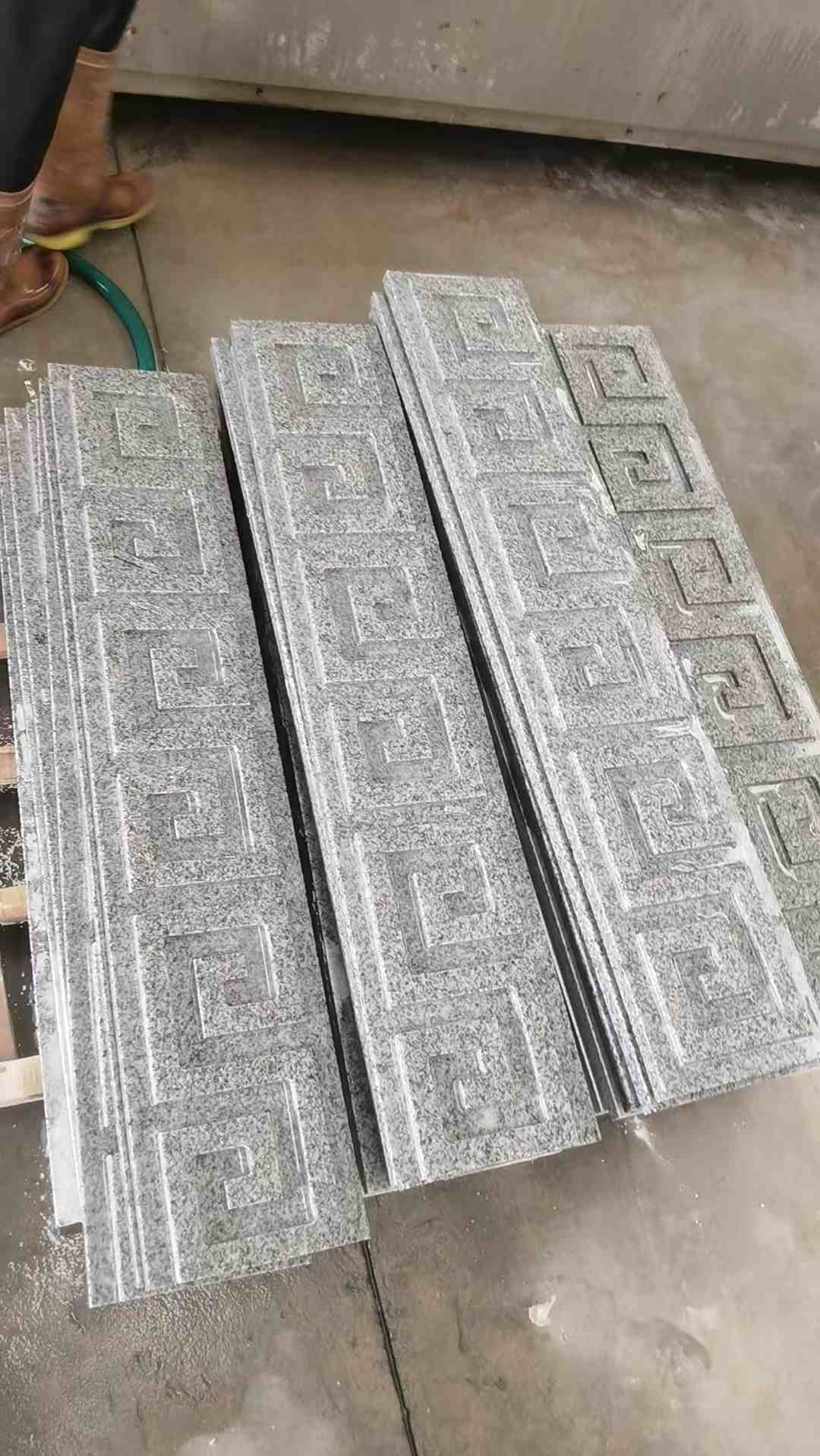 绍兴 别墅回纹线条，雕刻