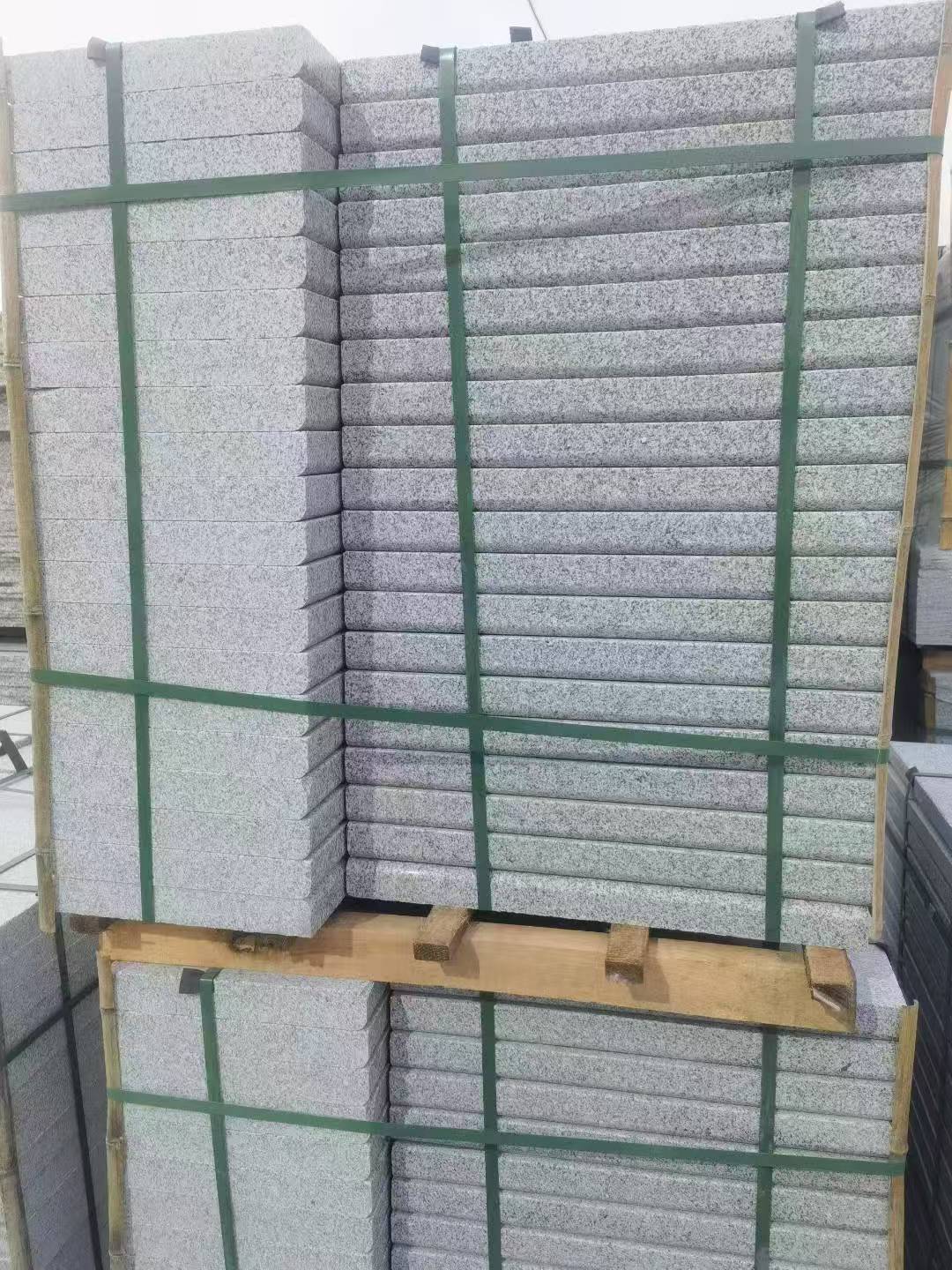 绍兴 5公分芝麻白，倒斜角，室外楼梯踏步