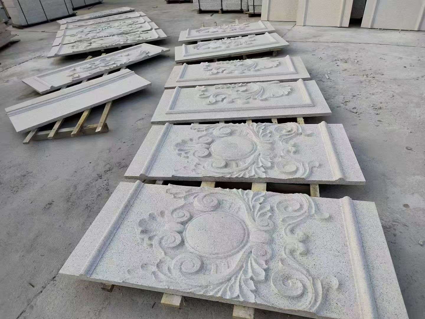 绍兴 芝麻白干挂雕花板