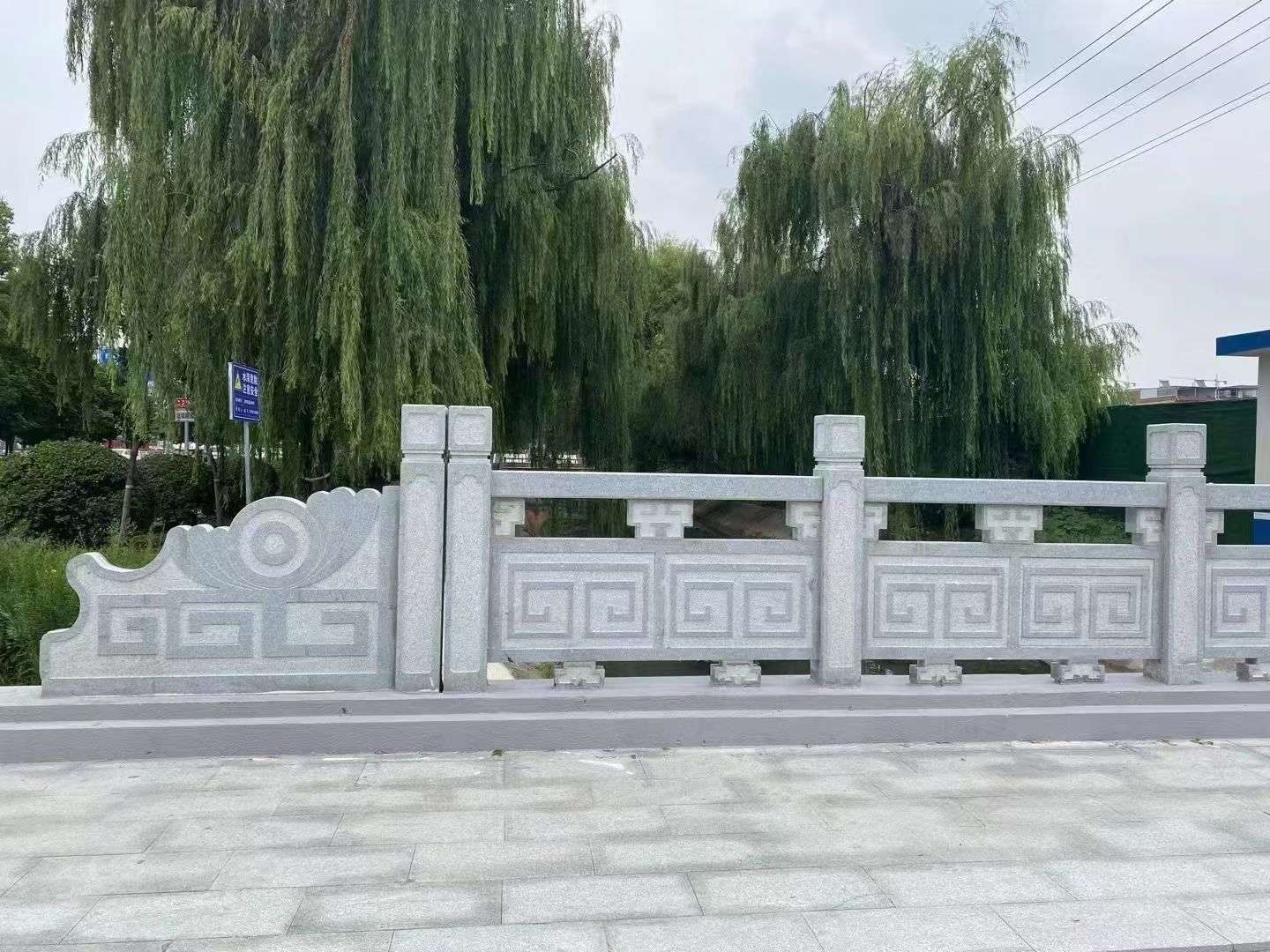 绍兴 芝麻灰桥栏杆、河道栏杆安装效果
