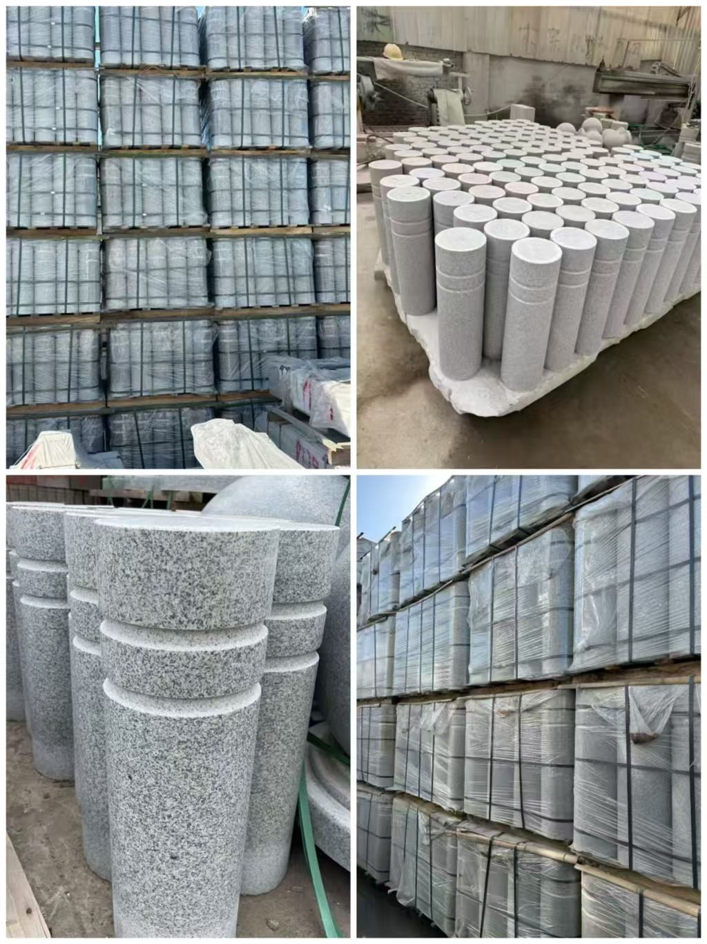 绍兴 芝麻白花岗岩挡车柱、隔离柱多少钱